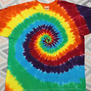 Custom Tie-Dye Tee T-shirt AMAZING Sz XL